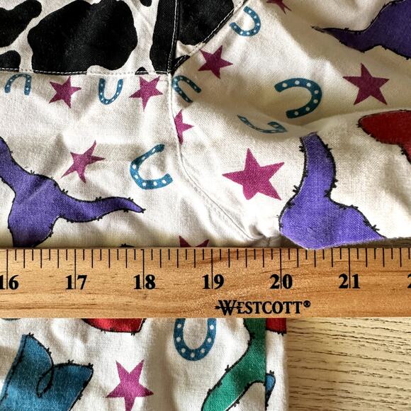 Vintage Tillman Western Shirt Copyright 1992 Southwestern Blouse M 90s - Picture 5 of 6